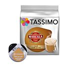 Marcilla Café Con Leche package and capsule for Tassimo