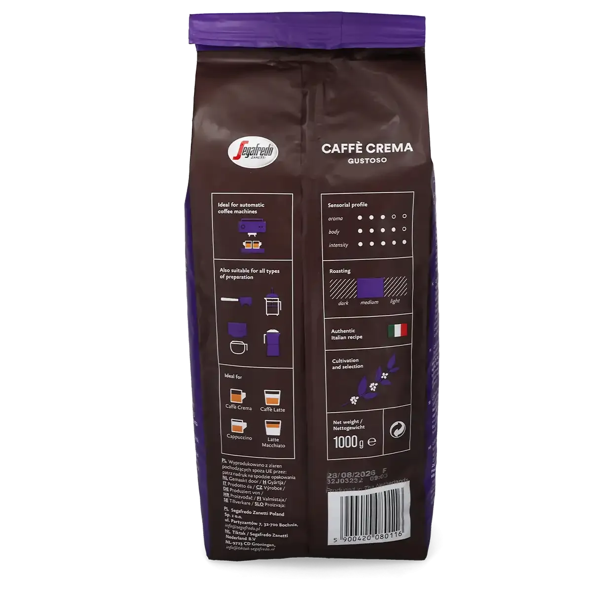 Caff\u00E9\u0020Crema\u0020Gustoso\u0020\u002D\u0020Segafredo